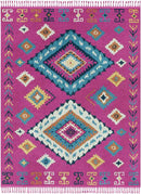 Termunten Global Navy/Sky Blue Area Rug