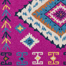 Termunten Global Navy/Sky Blue Area Rug