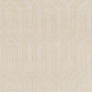Line Modern Cream Area Rug