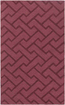 Loachapoka Modern Eggplant Area Rug