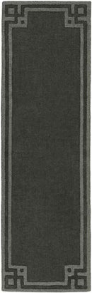 Lochbuie Modern Black Area Rug
