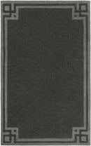 Lochbuie Modern Black Area Rug
