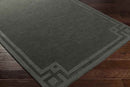 Lochbuie Modern Black Area Rug
