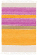 Wymondham Modern Tangerine/Magenta Area Rug