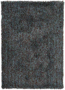 Marble Modern Dark Charcoal Area Rug