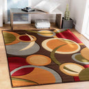 Ashburton Modern Dark Brown Area Rug