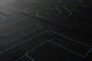 Mendota Modern Black/Pink Area Rug