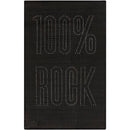Menifee Modern Black/Metalic/Silver Area Rug