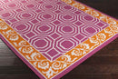 Millry Modern Bright Pink/Burnt Orange Area Rug