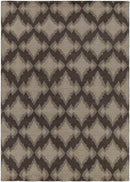 Omaha Modern Charcoal/Light Gray Area Rug