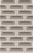 Opelika Modern Beige/Taupe Area Rug