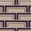 Opelika Modern Orange/Purple/Beige Area Rug