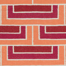Opelika Modern Orange Area Rug