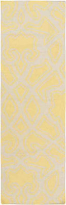 Ophir Modern Bright Yellow/Beige Area Rug