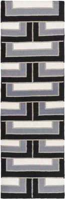 Opelika Modern Black/Grey Area Rug
