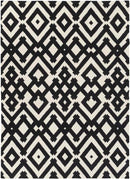 Oppelo Modern Charcoal/Beige Area Rug