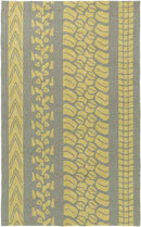Orinda Modern Black/Medium Gray Area Rug