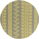 Orinda Modern Black/Medium Gray Area Rug