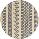 Orinda Modern Khaki/Charcoal Area Rug