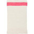 Ozan Modern Khaki/Bright Pink Area Rug