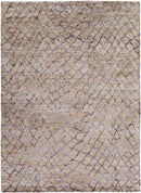 Grigny Modern Plum/Dusty Sage Area Rug