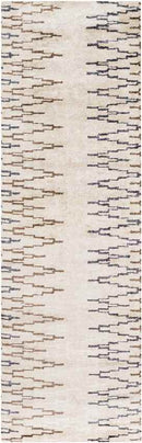 Parlier Modern Khaki/White Area Rug