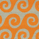 Pritchett Modern Burnt Orange Area Rug