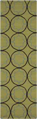 Oostwold Modern Olive Area Rug