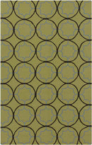 Oostwold Modern Olive Area Rug