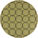 Oostwold Modern Olive Area Rug