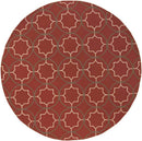 Oostwold Modern Burgundy Area Rug