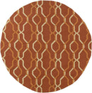 Rabun Modern Rust Area Rug