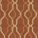 Rabun Modern Rust Area Rug