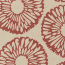 Ramah Modern Ivory/Rust Area Rug