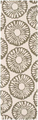 Ramah Modern Beige/Olive Area Rug