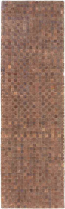 Redlands Modern Burnt Orange Area Rug