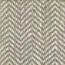 Orane Global Jute/Sisal Medium Gray/Cream Chevron Area Rug