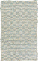 Orson Global Jute/Sisal Aqua/Cream Area Rug