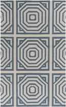 Rosa Modern Gray/Teal Area Rug