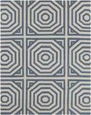 Rosa Modern Gray/Teal Area Rug