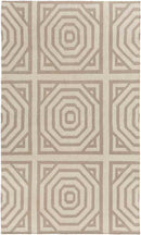 Rosa Modern Ivory Area Rug