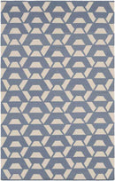 Rosemead Modern Gray/Teal Area Rug
