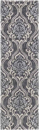 Salem Modern Black/Light Gray Area Rug