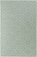 Salesville Modern Sea Foam Area Rug