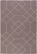 Salesville Modern Mauve/Taupe Area Rug