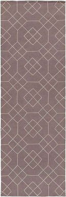 Salesville Modern Mauve/Taupe Area Rug