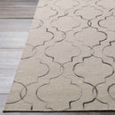 Salinas Modern Taupe/Black Area Rug