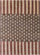 Seaside Global Dark Red Area Rug