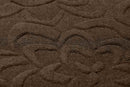 Section Modern Chocolate Area Rug