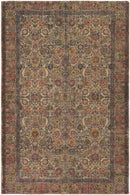 Seward Traditional Khaki Area Rug